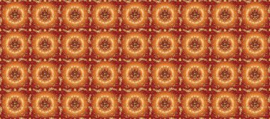 Kırmızı, turuncu, bej ve altın desenli. Zarif klasik model. Tekrarlayan ögelerle kusursuz soyut arkaplan.