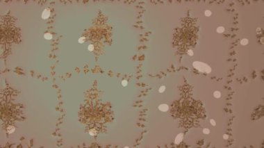 Renkli unsurlarla hareketli arka plan görüntüleri. Çiçekler. Eski model. Bayrak tarzı. Video kaydı. Şablon. Ekran koruyucular ya da reklamlar için karalama. Kusursuz. Döngü.