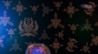 Güzel kar tanesi simgesi. Renkli arka plan üzerinde izole sevimli kar taneleri. Güzel kar tanesi simgesi web için basit Illustration. Raster illüstrasyon.