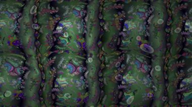 Renkli unsurlarla hareketli arka plan görüntüleri. Çiçekler. Eski model. Bayrak tarzı. Video kaydı. Şablon. Ekran koruyucular ya da reklamlar için karalama. Kusursuz. Döngü.