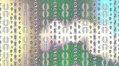 Renkli Bahar Teması eskiz kalıbı. Düz Çiçek Elementleri Tasarımı. Çiçekler gri, nötr ve yeşil renklerde. Raster illüstrasyonunda çiçek deseni çizimi.