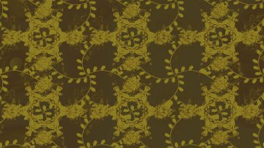 Botanik seamless modeli. Organik öğeleri. Suluboya efekti. Raster desen.