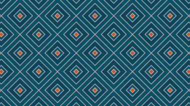 Renkli unsurlarla hareketli arka plan görüntüleri. Eski model. Bayrak tarzı. Video kaydı. Şablon. eşkenar dörtgen, kare.