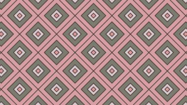 Renkli unsurlarla hareketli arka plan görüntüleri. Eski model. Bayrak tarzı. Video kaydı. Şablon. eşkenar dörtgen, kare.