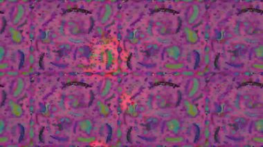 Renkli unsurlarla hareketli arka plan görüntüleri. Çiçekler. Eski model. Bayrak tarzı. Video kaydı. Şablon. Ekran koruyucular ya da reklamlar için karalama. Kusursuz. Döngü.