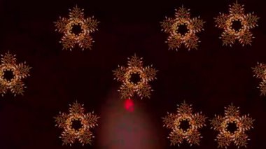 Renkli unsurlarla hareketli arka plan görüntüleri. Çiçekler. Eski model. Bayrak tarzı. Video kaydı. Şablon.