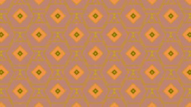 Renkli unsurlarla hareketli arka plan görüntüleri. Çiçekler. Eski model. Bayrak tarzı. Video kaydı. Şablon.