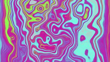 Renkli unsurlarla hareketli arka plan görüntüleri. Çiçekler. Eski model. Bayrak tarzı. Video kaydı. Şablon.