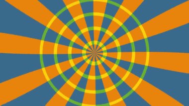 Renkli unsurlarla hareketli arka plan görüntüleri. Çiçekler. Eski model. Bayrak tarzı. Video kaydı. Şablon.