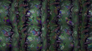 Renkli unsurlarla hareketli arka plan görüntüleri. Çiçekler. Eski model. Bayrak tarzı. Video kaydı. Şablon.