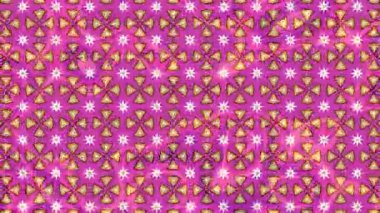 Renkli unsurlarla hareketli arka plan görüntüleri. Çiçekler. Eski model. Bayrak tarzı. Video kaydı. Şablon.