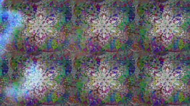 Çiçekli eskiz çizimi. Çiçekler gri, yeşil ve mavi renklerde. Renkli Yaz Temalı eskiz kalıbı. Düz Çiçek Elementleri Tasarımı.