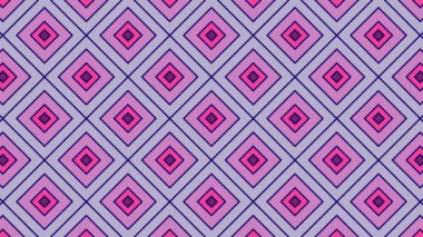 Renkli unsurlarla hareketli arka plan görüntüleri. Eski model. Bayrak tarzı. Video kaydı. Şablon. eşkenar dörtgen, kare.