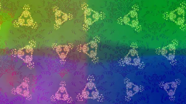 stock image Snowflake colorful pattern. Raster illustration. Flat design with abstract snowflakes isolated on colors background. Snowflakes pattern. Raster snowflakes background.