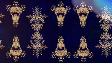 Raster illüstrasyonu. Raster Noel soyut renkli arka plan ve tatlı kar tanesi. Kar taneleri deseni. Noel Kar Taneleri Arkaplanı. Şirin Desen.