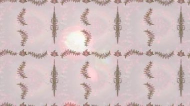 Renkli unsurlarla hareketli arka plan görüntüleri. Çiçekler. Eski model. Bayrak tarzı. Video kaydı. Şablon.