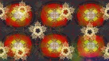 Kar tanesi kışı gri, kahverengi ve kırmızı renklerde izole edilir. Gri, kahverengi ve kırmızı ikon silueti. Yeni yıl tabelası. Kutlamanın sembolü. Raster illüstrasyonu. Noel tasarımı için.