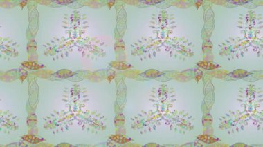 Renkli unsurlarla hareketli arka plan görüntüleri. Çiçekler. Eski model. Bayrak tarzı. Video kaydı. Şablon.