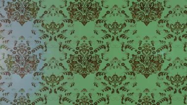 Renkli unsurlarla hareketli arka plan görüntüleri. Çiçekler. Eski model. Bayrak tarzı. Video kaydı. Şablon.