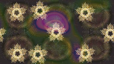 Xmas Frost kar taneleri izole edilmiş siluet sembolü. Meteoroloji buz koleksiyonu. Kar Tanesi raster simgesi arka plan yeşil, gri ve kahverengi. Raster. Kış Noel 'i Kar bembeyaz kristal element.