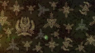 Renkli unsurlarla hareketli arka plan görüntüleri. Çiçekler. Eski model. Bayrak tarzı. Video kaydı. Şablon. Döngü. Kusursuz..