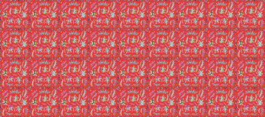 Renkli arkaplanda ilginç karalamalar olan kusursuz desen. Pano. Raster illüstrasyonu.