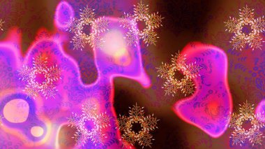 Kar Tanesi raster ikonu arka plan kahverengi, mor ve pembe renk. Kış Noel 'inde kar bembeyaz kristal element. Meteoroloji buz koleksiyonu. Xmas Frost kar taneleri izole edilmiş siluet sembolü. Raster.