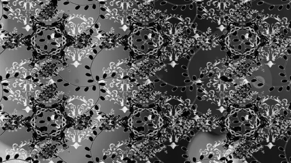 Raster dikişsiz şirin çiçek deseni. Bahar mevsimi. Tatil havası. Nazik romantik baskı. Çiçekler gri, siyah ve nötr renklerde.