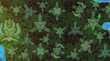 Elle çizilmiş kartanesi karalaması. Yılbaşı kış tasarımı için renkli kar taneleri. Raster illüstrasyonu.