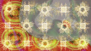 Kış kar taneleri, raster arka plan. Yüzey için tekrarlanan doku, ambalaj kağıdı, bej üzerine kar tanesi, nötr ve gri renkler.