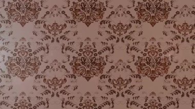 Renkli unsurlarla hareketli arka plan görüntüleri. Çiçekler. Eski model. Bayrak tarzı. Video kaydı. Şablon. Döngü. Kusursuz..