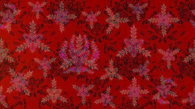 Küçük çiçekte güzel bir desen var. Raster deseni. - kırmızı, kahverengi ve mor çiçekler. Çiçek arkaplan. Çiçek kolajı. Doğa. Çiçek bileşimi.