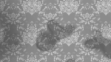 Soyut etnik raster çizim kalıbı. Kabile sanatı boho baskısı, klasik çiçek arkaplanı. Arkaplan dokusu, duvar kağıdı, gri ve nötr renklerde çiçek teması.