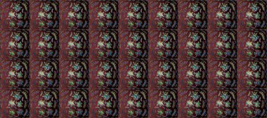 Karalamalar yeşil, kahverengi ve siyah renklerde. Kusursuz bir özgeçmiş. Paket kağıdı için soyut desen. Raster illüstrasyonu.