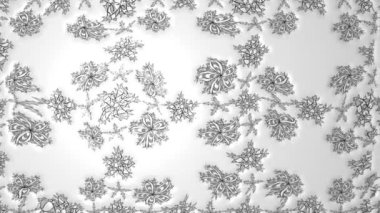 Renkli unsurlarla hareketli arka plan görüntüleri. Çiçekler. Eski model. Bayrak tarzı. Video kaydı. Şablon. Döngü. Kusursuz..