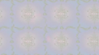 Renkli unsurlarla hareketli arka plan görüntüleri. Çiçekler. Eski model. Bayrak tarzı. Video kaydı. Şablon. Döngü. Kusursuz..