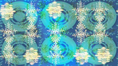 Kar Taneleri Raster illüstrasyonu. Dekorasyon kış kar ikonları. Raster Noel soyut renkli arkaplan ve düşen kar tanesi.