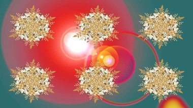 Sevimli çiçek desenli küçük çiçek. Raster resim. Dikişsiz Tony kumaş desen. Moda kumaş deseni.