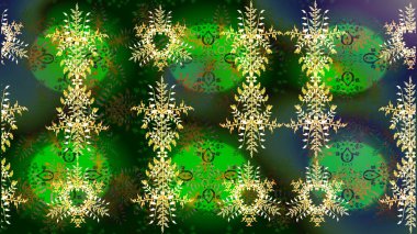 Kar taneleri deseni. Raster illüstrasyonu. Noel Kar Taneleri Arkaplanı. Raster Noel soyut renkli arka plan ve tatlı kar tanesi. Şirin Desen.