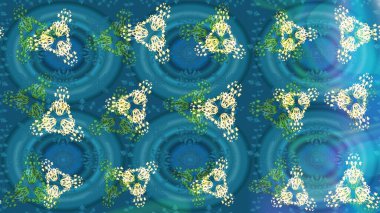 Kar tanesi raster arka planı. Meteoroloji buz koleksiyonu. Kış mavisi, yeşil ve bej rengi kar beyazı kristal element. Xmas Frost kar taneleri izole edilmiş siluet sembolü. Raster çizimi..