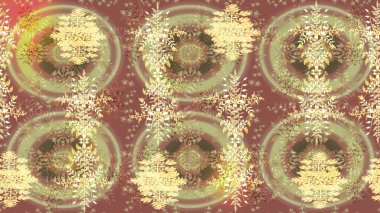 Raster illüstrasyonundaki çiçek desenli çizim. Çiçekler bej, kahverengi ve nötr renklerde. Renkli Bahar Teması eskiz kalıbı. Düz Çiçek Elementleri Tasarımı.