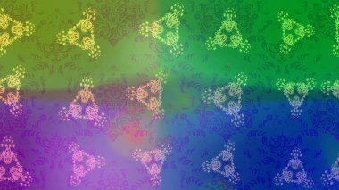 Different snowflake collection raster, winter elements on a golden colors. Raster christmas abstract colorful background with cute snowflake.