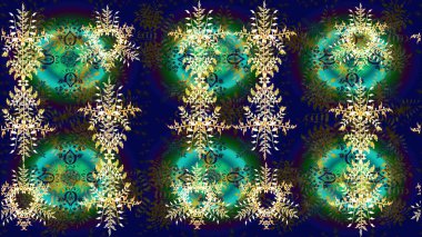 Renkli arka planda güzel kar taneleri. Raster illüstrasyonu. Kar tanesi ikonu, izole edilmiş. Düz tasarım.