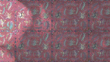 Raster çiçek desenli çiçek deseni, yapraklar, dekoratif elementler, sıçrama, lekeler, el çizimi kontur çizgileri ve Doodle çizim stili, grafik raster çizim çizimi.