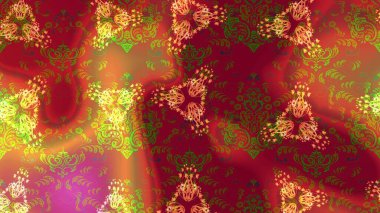 Çiçekli bahar çiçekleri. Küçük çiçekte güzel bir desen. Küçük renkli çiçekler. Moda baskıları için zarif bir şablon. Motley illüstrasyonu. Çizim.