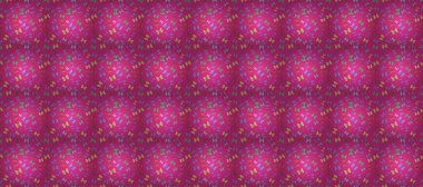 Raster illüstrasyonu. Pano. Renkli arkaplanda ilginç karalamalar olan kusursuz desen. Kelebekler.