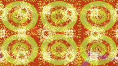 Yeşil, sarı ve turuncu ikon silueti. Kar tanesi kışı yeşil, sarı ve turuncu renklerde yalıtılmış. Raster illüstrasyonu. Kutlamanın sembolü. Yeni yıl tabelası. Noel tasarımı için.