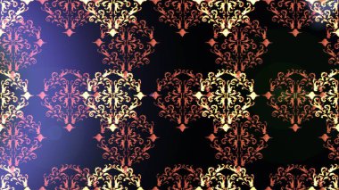 Arkaplan dokusu, duvar kağıdı, çiçek teması siyah, mor ve kahverengi renkler. Kabile sanatı boho baskısı, klasik çiçek arkaplanı. Soyut etnik raster pürüzsüz desen.