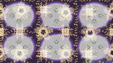 Raster illüstrasyonu. Kar tanesi gri, nötr ve mor renklerde izole edilmiş. Kar Tanesi Simgesi. Raster illüstrasyonu.