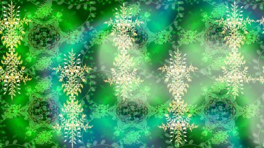 Noel kar taneleri ile arka plan. Raster resim. Kış arka plan. Raster Noel renkli arka plan ile düşen kar tanesi.